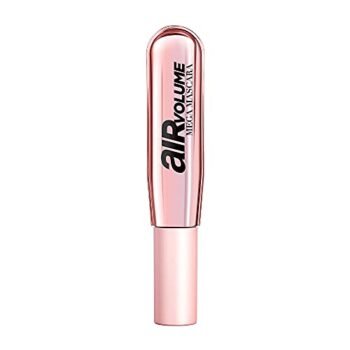 L'Oreal Paris Makeup Air Volume Mega Mascara, Lightweight & Long-lasting Volumizing Mascara for Voluminous Eyelashes, Washable Black, 0.3 Fl Oz