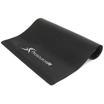 ProSource Fit Treadmill & Exercise Equipment Mats, Regular (6.5’L x 3’W x 5/32”T) Designs, High Density PVC Floor Protector (ps-1920-tread)