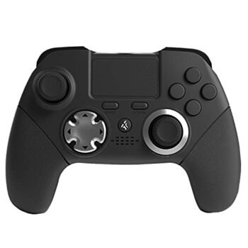 PS4 Elite Wireless Controller, 6 Axis Sensor Modded Dual Vibration Elite PS4/PS3 Game Controller With 4 Back Paddles For FPS Games