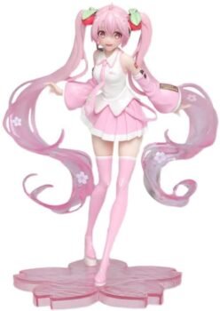 Siesdio Miku Sakura Figure Pink Sakura Version Anime Figure Birthday Gift New Figure Sakura Skirt Pink Doll7.87inch