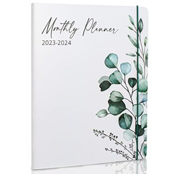 Simplified 2023-2024 Monthly Planner and Calendar Book - Beautiful Modern Greenery To Do List Notebook Easily Organizes Your Tasks to Boost Productivity - Runs Until December 2024