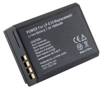 STK LP E10 Battery for Canon Eos Rebel T6 T7 T5 T100 T3 Cameras Cannon Accessories LPE10 Bateria Grip LP-E10 CanonT6 Revel DSLR Camera Extra Batteries 1200 1300 1500 D Spare Accesorios para Camaras