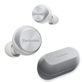 Technics True Wireless Earbuds | Bluetooth Earbuds | Dual Hybrid Technology, Hi-Fi Sound, Compact Design | Alexa Compatible |(EAH-AZ70W-S), Silver (Discontinued by Manufacturer)