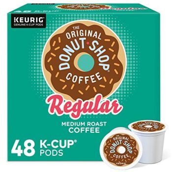 The Original Donut Shop Regular Keurig Single-Serve K-Cup Pods, Medium Roast Coffee, 48 Count