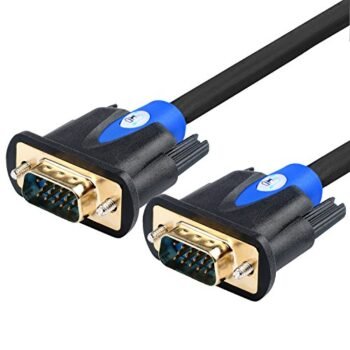 VGA Cable,SHD VGA to VGA HD15 Monitor Cable for PC Laptop TV Projector-6Feet