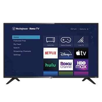 Westinghouse 42 Inch FHD Smart Roku TV, 1080p, Compatible with Apple Home Kit, Alexa and Google Assistant, (2023 Model) (WR42FX2210)