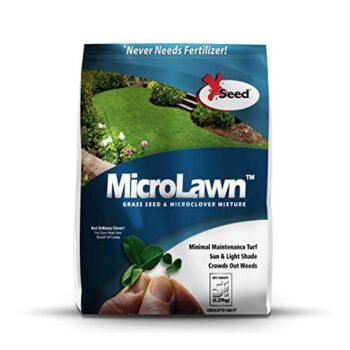 X-Seed 440AS0135UCT-5 MicroLawn Grass & Micro-Clover Mixture, 5 lbs, White