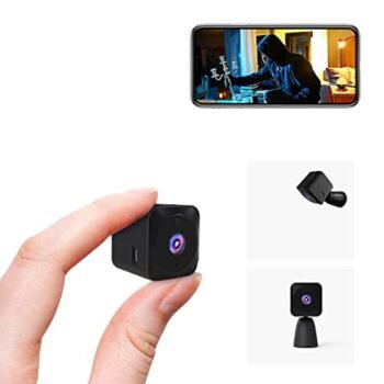 AOBOCAM Spy Camera WiFi Hidden Camera 4K HD Mini Spy Cam for Home Security Easy to Use Wireless Indoor Smallest Camera with Motion Detection Night Vision