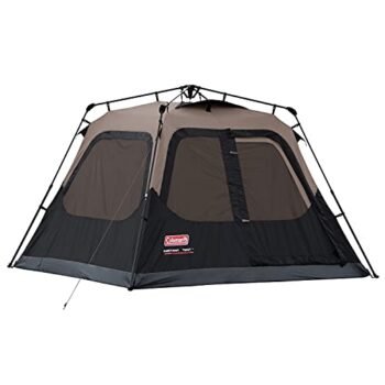 Coleman 4-Person Cabin Tent with Instant Setup | Cabin Tent for Camping Sets Up in 60 Seconds