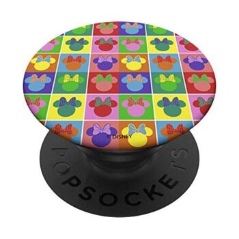Disney Mickey And Friends Minnie Mouse Pop Art Box Up PopSockets Grip and Stand for Phones and Tablets
