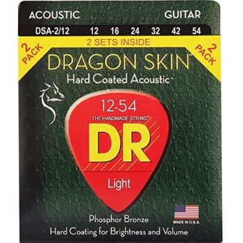 DR Strings DRAGON SKIN Acoustic Guitar Strings (DSA-2/12)
