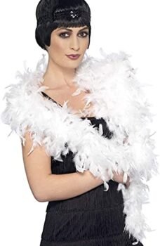 Forum Novelties 140G Feather Boa, White