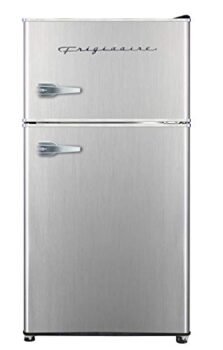 Frigidaire EFR341, 3.1 cu ft 2 Door Fridge and Freezer, Platinum Series, Stainless Steel, Double