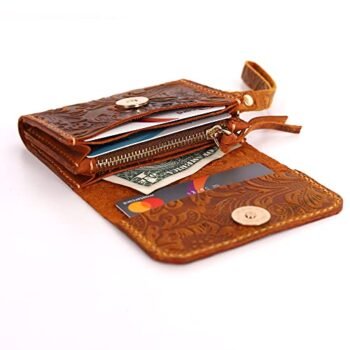 Handmade Wristlet Wallets For Women, Minimalist Card Holder With Zipper, Small Minimalist Cute Coin Pouch, Teen Purse