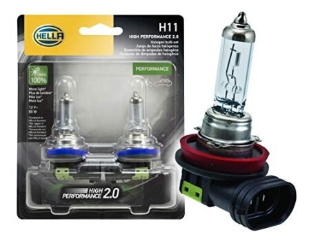HELLA H11 2.0TB Twin Blister Kit High Performance Bulb, 12V, 55W, 2 Pack