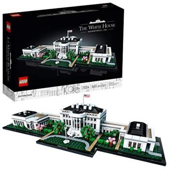 LEGO Architecture Collection: The White House 21054 Model Building Kit, Creative Building Set for Adults, A Revitalizing DIY Project and Great Gift for Any Hobbyists (1,483 Pieces)