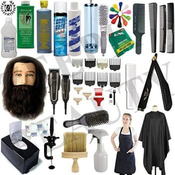 Liberty Supply Barber School Kit Beauty School Kit Men/Male Manikin Head Beard Clippers Practical Exam Approved Kit