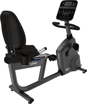 Life Fitness RS3 Recumbent Indoor Cycling Exercise Bike with Track Connect Console