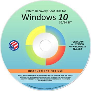 Ralix Reinstall DVD For Windows 10 All Versions 32/64 bit. Recover, Restore, Repair Boot Disc, and Install to Factory Default will Fix PC Easy!