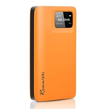 RoamWiFi 4G LTE WiFi Mobile Hotspot Router，Worldwide WiFi Portable High Speed WiFi Hotspot with US 10GB & Global 1GB Data 30Day,No SIM Card Needed,Pocket WiFi for Travel in 160+ Countries
