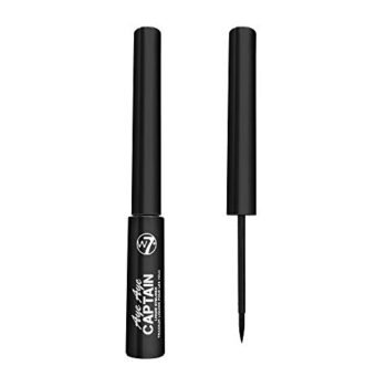 W7 Aye Aye Captain Liquid Eyeliner - Long-Lasting Black Liquid Precision Liner