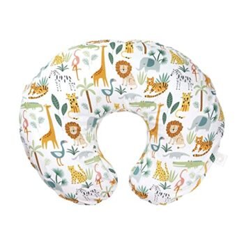 Boppy Original Support Cover, FKA Boppy Nursing Pillow Cover, Colorful Wildlife, Soft Cotton Blend, Fits All Boppy Original Nursing Supports for Breastfeeding, Bottle Feeding, and Bonding, Cover Only