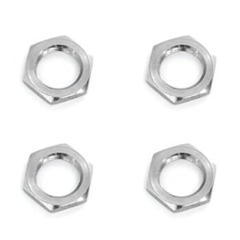 Hex Lock Nut heyous 4pcs Cast Pipe Fitting Stainless Steel Hex Locknut 1/2 Inch NPT Female Home Brew Fittings Hex Locking Nut