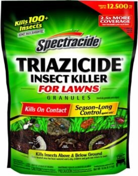 Spectracide Triazicide Insect Killer For Lawns Granules, 10 lb Bag, Kills All Listed Lawn-Damaging Insects