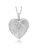 Locket Pendant Necklace Charm 1.5″ Engraved Flowers Heart Shape